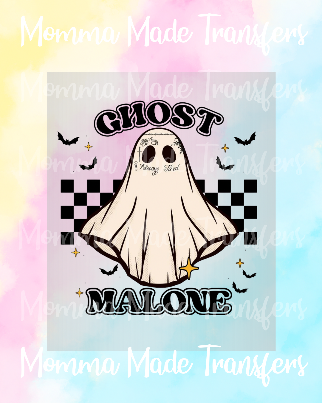 Ghost Malone - DTF Transfer