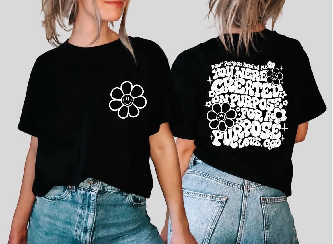 Dear Person Behind Me - SCREEN PRINT TRANSFER