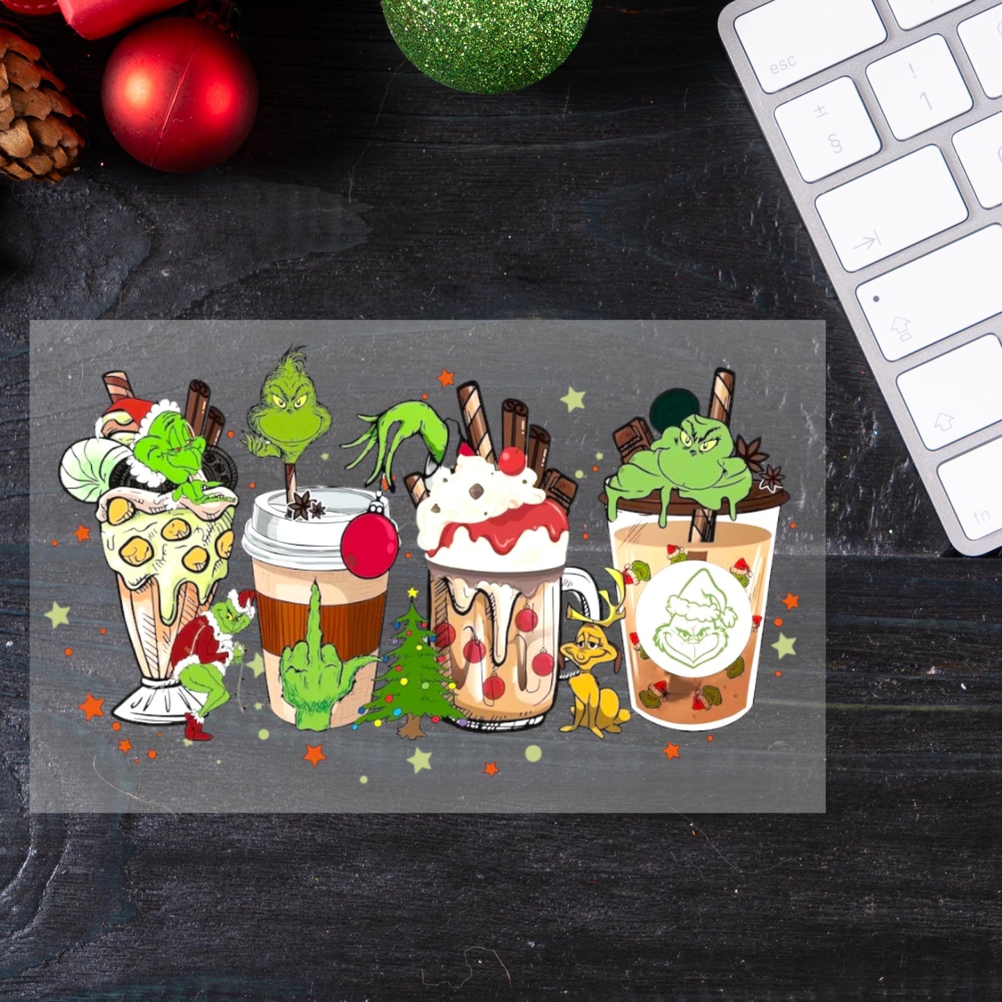 Grinch Coffee - DTF TRANSFER
