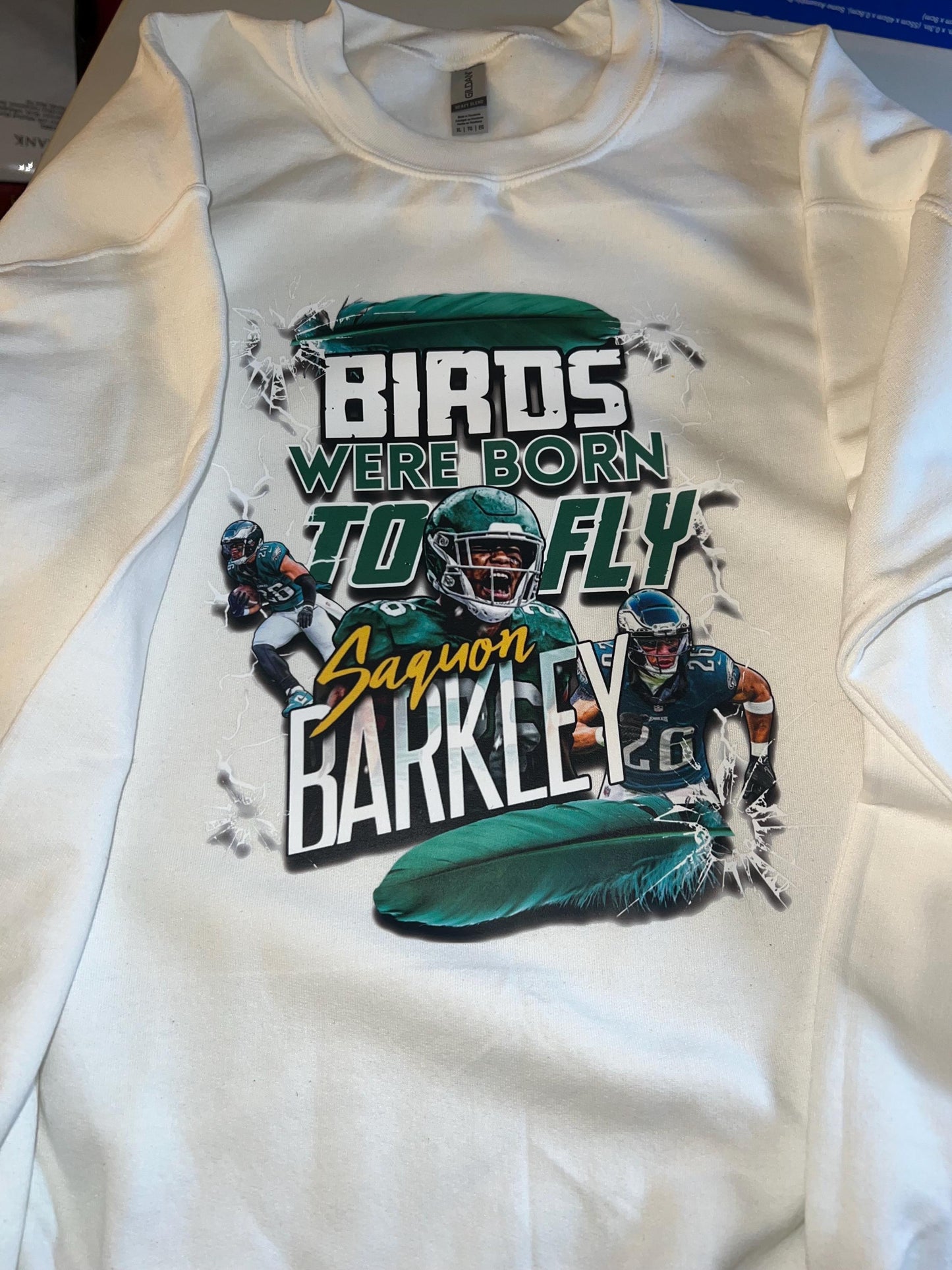 Saquon Barkley Born To Fly - DTF TRANSFER