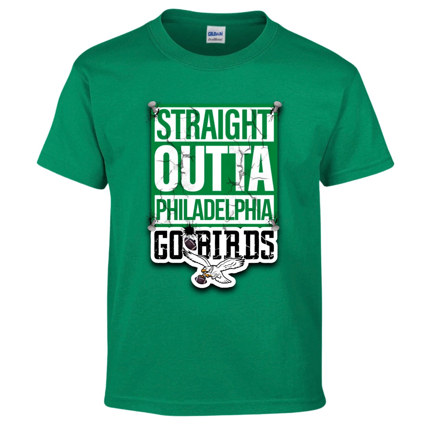 Straight Outta Philadelphia Go Birds - DTF TRANSFER