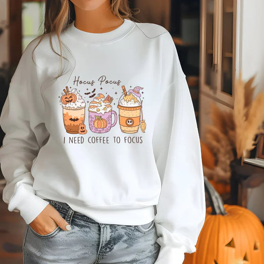 Hocus Pocus I Need Coffee to Focus - DTF Transfer