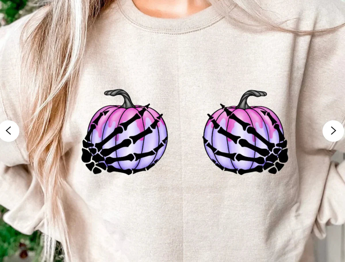 Pumpkin Boobs - DTF Transfer