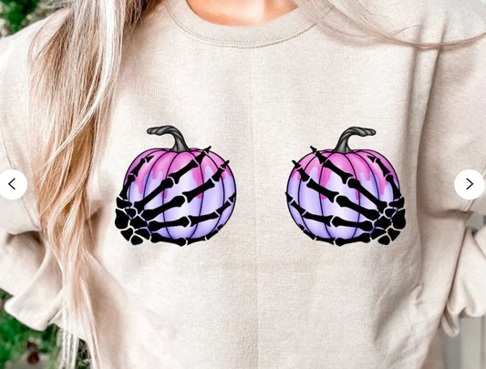 Pumpkin Boobs - DTF Transfer