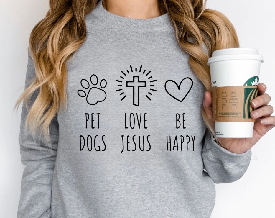 Pet Dogs Love Jesus - Screen Print Transfers