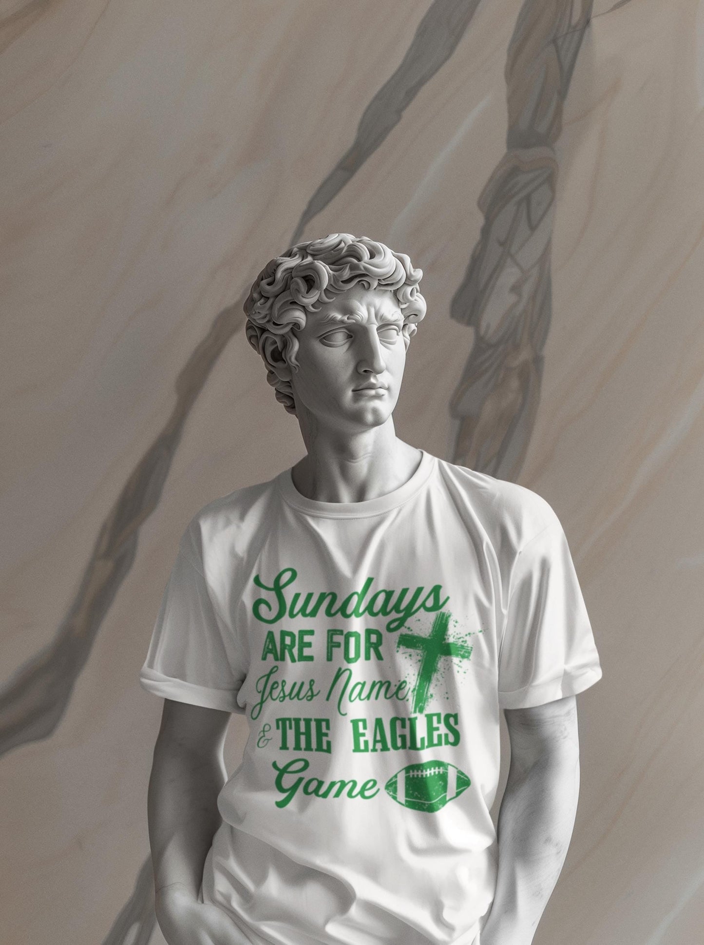 Sundays Are For Jesus & Eagles - SCREEN PRINT TRANSFER