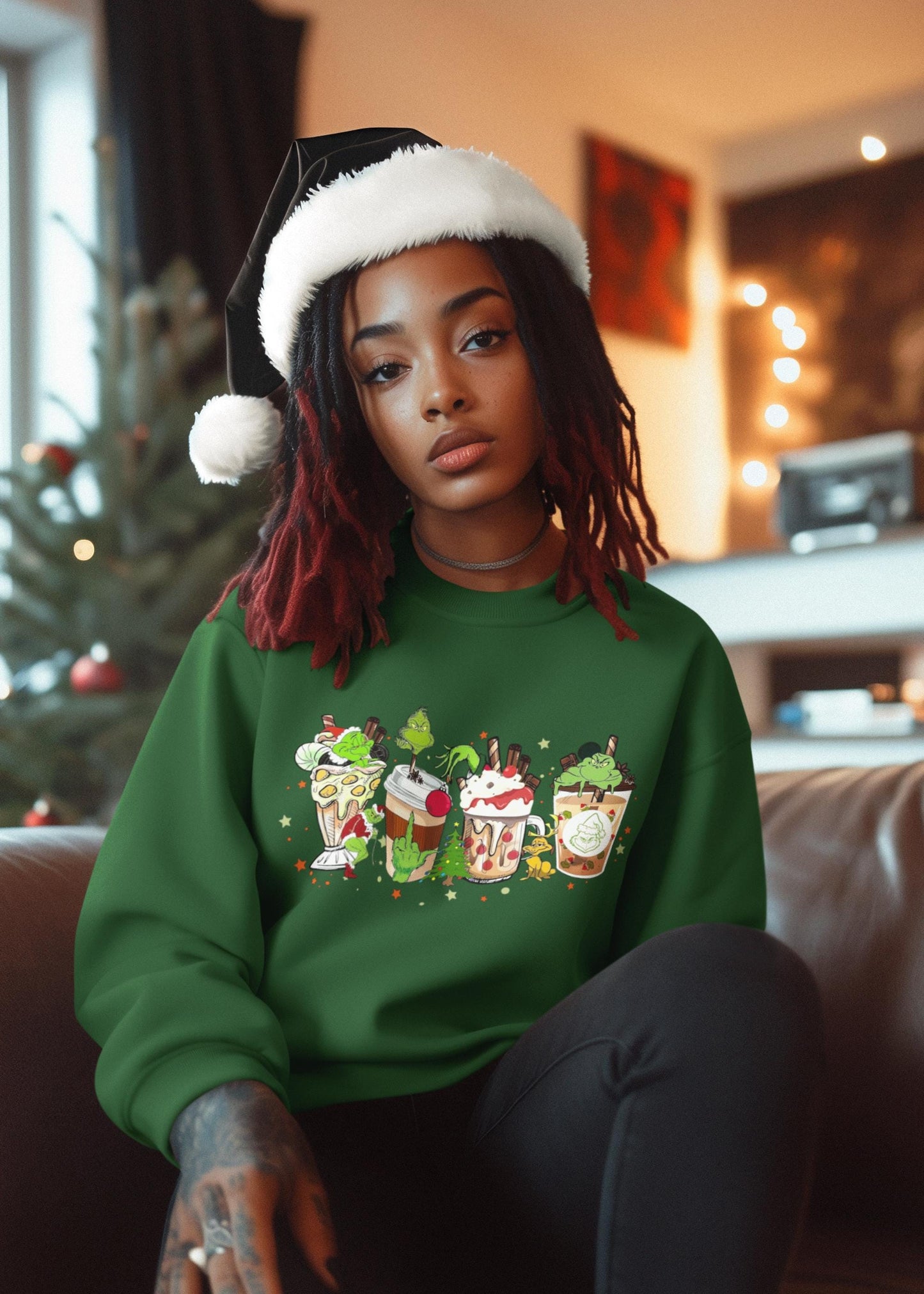 Grinch Coffee - DTF TRANSFER
